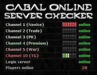 cabal server status.
